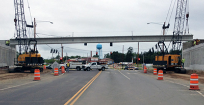 Photo of Hwy 10 interchange project in Rice.
